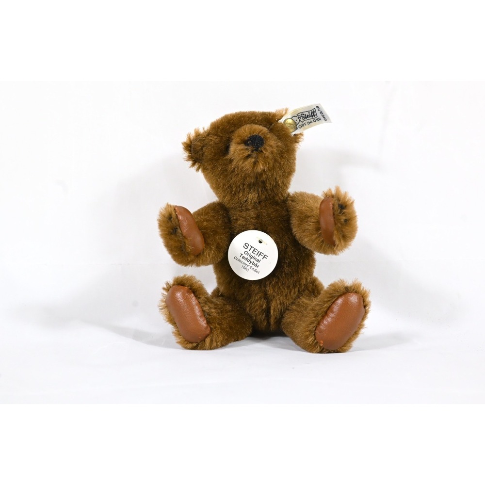 Steiff Teddy Bear 1983 Mohair Jointed Knopf Im Ohr Vintage Tagged West Germany